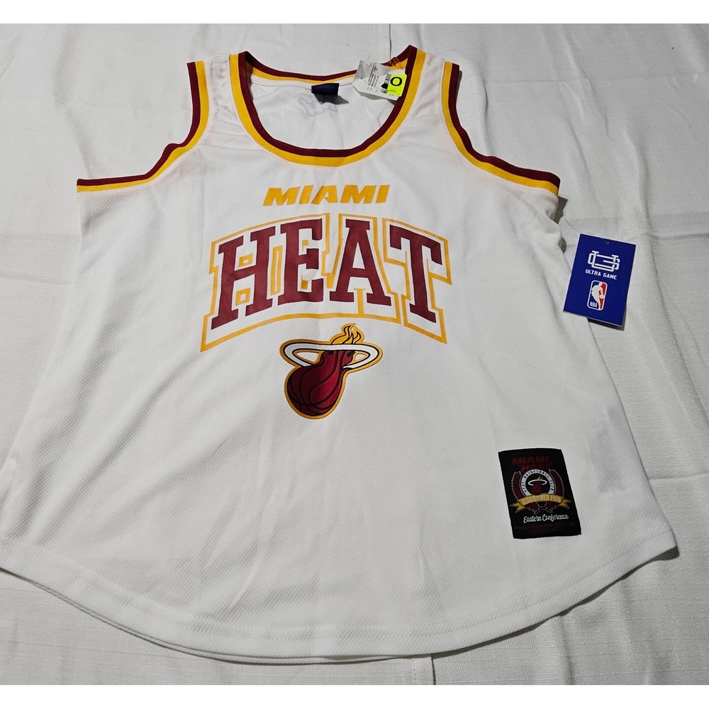 Miami Heat NBA‎ Ultra Game Tank Top Jersey FXLG290F Basketball Size Large